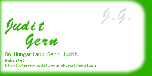 judit gern business card